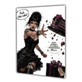 Personalised Birthday Card Girls Goth Gothic Granddaughter Daughter A5 Size