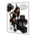 Personalised Birthday Card Girls Goth Gothic Granddaughter Daughter A5 Size