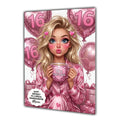 16th Birthday Card For Girls, Daughter, Granddaughter, Niece, Sister, Coffee