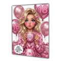 18th Birthday Card For Girls, Daughter, Granddaughter, Niece, Sister, Coffee