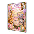 Happy Birthday Granddaughter Safari Animals Greeting Card A5