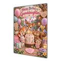 Happy Birthday Granddaughter Woodland Animals Greeting Card A5