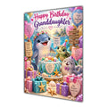 Happy Birthday Granddaughter Ocean Animals Greeting Card A5