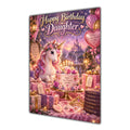 Happy Birthday Daughter Unicorn Greeting Card A5