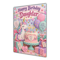 Happy Birthday Daughter Unicorn Greeting Card A5