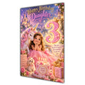 Happy 3rd Birthday Daughter Princess Castle Greeting Card A5