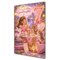 Happy 7th Birthday Granddaughter Princess Tea Party Greeting Card A5