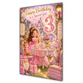 Happy 3rd Birthday Special Girl Princess Tea Party Greeting Card A5