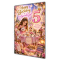 Happy 5th Birthday Special Girl Princess Tea Party Greeting Card A5