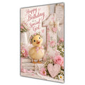 Happy 1st Birthday Special Girl Duckling Flowers Greeting Card A5