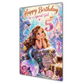 Happy 5th Birthday Special Girl Mermaid Greeting Card A5