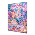 Happy 6th Birthday Special Girl Mermaid Greeting Card A5