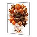Personalised Birthday Card Balloons Daughter Niece Mum Nana Large A5 Size