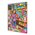 Granddaughter 7th Birthday Card - Toy Shop Play