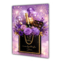 Personalised Birthday Card Flowers Bubbles Mum Nana Auntie Large A5 Size
