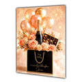 Personalised Birthday Card - Gift Bag with Flowers, Chocolates and Balloons