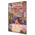 Granddaughter 9th Birthday Card - Girl Doing Gymnastics