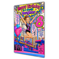 Daughter 8th Birthday Card - Girl Doing Gymnastics