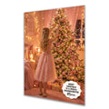 Personalised Christmas Card - Girl Decorating a Christmas Tree