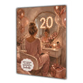 20th Birthday Card Chic Granddaughter Daughter Niece Personalised A5 Size