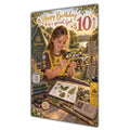 Girl 10th Birthday Card - Brownie Girl with Nature and Craft Activities