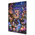 Granddaughter 3rd Birthday Card - Magical Fairy Village