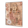12th Birthday Card For Girls, Daughter, Granddaughter, Niece, Blonde Hair, Dressing Table