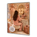 12th Birthday Card For Girls, Daughter, Granddaughter, Niece, Brown Hair, Dressing Table