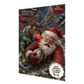 Personalised Christmas Card - Santa and Reindeer Playing Rugby