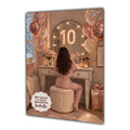 10th Birthday Card Chic Granddaughter Daughter Niece Personalised A5 Size