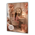 10th Birthday Card Chic Granddaughter Daughter Niece Personalised A5 Size