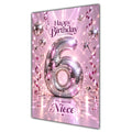 Happy 6th Birthday Niece Pink Disco Ball Number Card A5