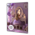 4th Birthday Card Granddaughter Daughter Niece Sister Personalised A5 Size