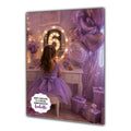 6th Birthday Card For Girls, Daughter, Granddaughter, Niece, Brown Hair, Dressing Table