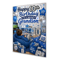 10th Birthday Card for Grandson, Boys, Male, Gaming, Gamer