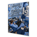 19th Birthday Card for Grandson, Boys, Men, Male, Gaming, Gamer, Teenager