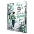 9th Birthday Card for Son, Boys, Male, Mobile Phone