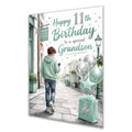 11th Birthday Card for Grandson, Boys, Male, Mobile Phone