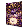 Personalised Christmas Card - Purple Trainers and Shoes