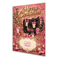Personalised Christmas Card - Horse Riding Equipment in Pink