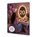 20th Birthday Card Granddaughter Daughter Niece Sister Personalised A5 Size