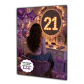 21st Birthday Card For Girls, Daughter, Granddaughter, Niece, Dressing Table