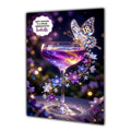 18th Birthday Card Granddaughter Daughter Niece Butterfly Cocktail A5 Size