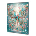 18th Birthday Card Daughter Niece Granddaughter Sister Butterfly A5 Size