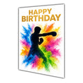 Happy Birthday Boxing Colour Splash Greeting Card Him Male Men Boys A5