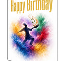 Happy Birthday Cooking Colour Splash Greeting Card A5