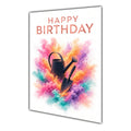 Happy Birthday Card for Women Gardening Colour Splash Greeting Card A5