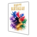 Happy Birthday Archery Colour Splash Greeting Card Men Boys Him A5