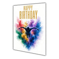 Happy Birthday Diving Swimming Colour Splash Greeting Card Men Boys A5