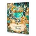 Birthday Card Daughter Niece Granddaughter Sister Floral Cocktail A5 Size